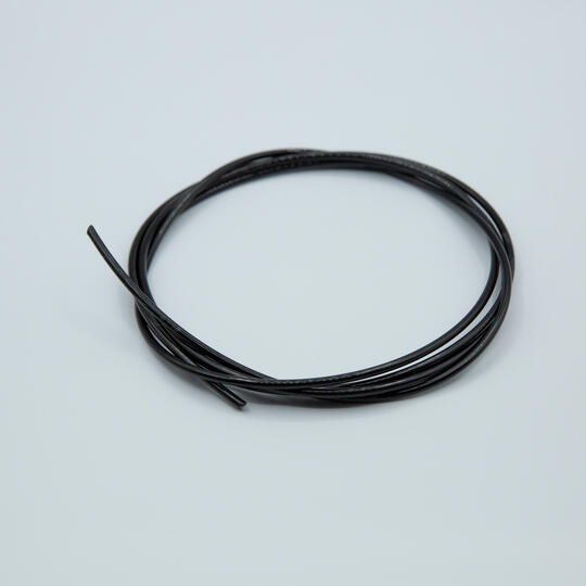 Black coated ripcord cable by meter